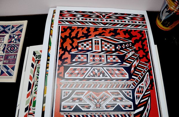 En rouge & noir. Lasse & Russe.