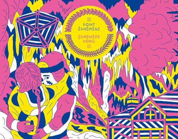 Poster pour le programme du Point éphémère.